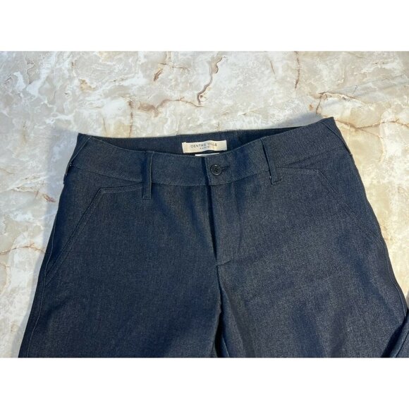 Centre Ville paris worn once ankle zip pants back pockets and front faux size 4 - Picture 2 of 8